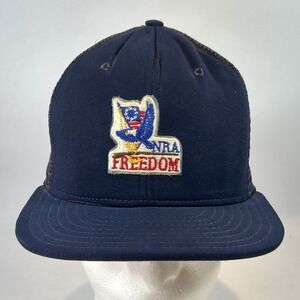 Vintage NRA National Rifle Association Hat Cap Trucker Snap Back Patch AJD USA